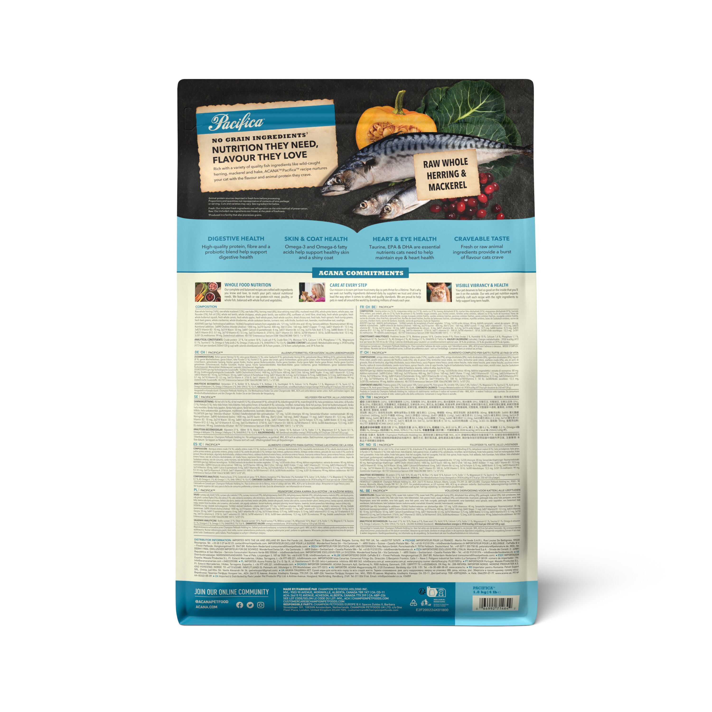 Acana - Croquettes Regionals Pacifica pour Chat - 1,8Kg Image num&eacute;ro 2