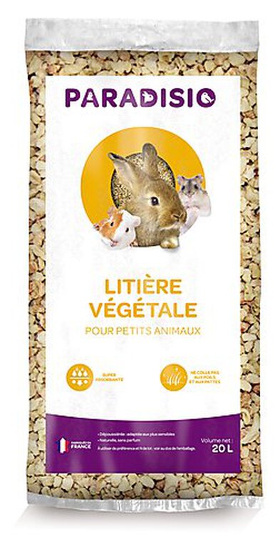 Paradisio - Litière Végétale pour Rongeurs - 20L image number null