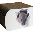 Pet-Design - Griffoir Rat en Carton pour Chats - 29,5X25X17,5cm image number null