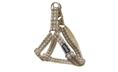 Gotoo - Harnais en Tartan Marron pour Chien