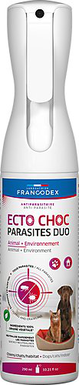 Francodex - Brumisateur Ecto Choc Parasites Duo Chiens Chats et Habitat - 290ml