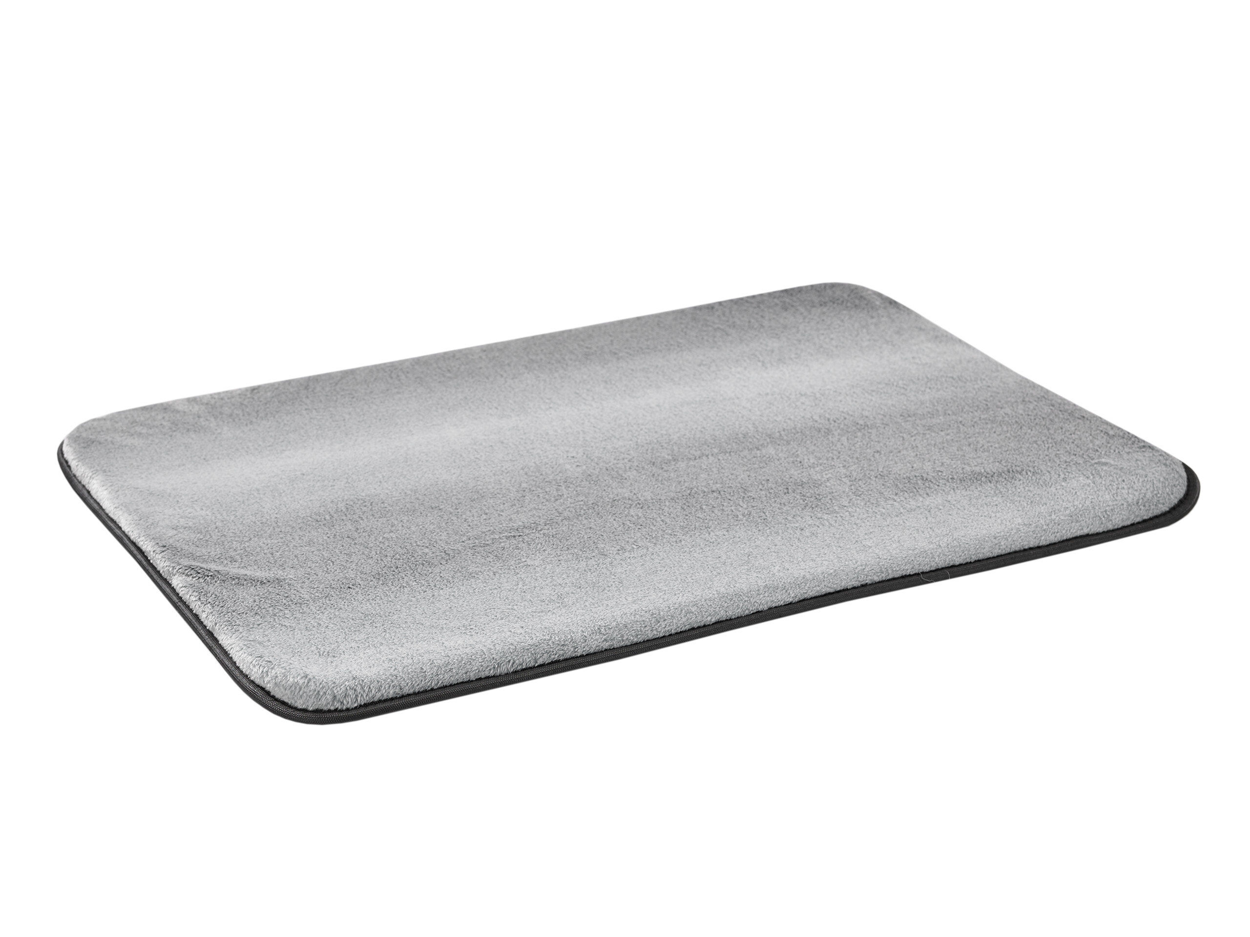 Wikopet - Tapis Plush Mat Gris S pour Chiens - 67x42cm Image num&eacute;ro 1
