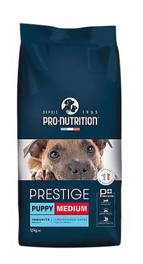 Pro-nutrition - Croquettes Prestige Medium Puppy pour Chiots - 12Kg