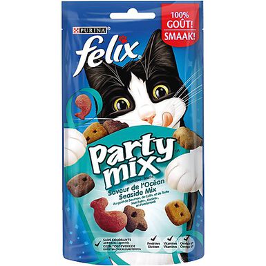 Felix - Friandises Party Mix Saveur de l'Océan pour Chat - 60g
