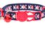 Ferribiella - Collier Anti-étranglement Bohemian pour Chats - Rouge Indicateur image numéro 3