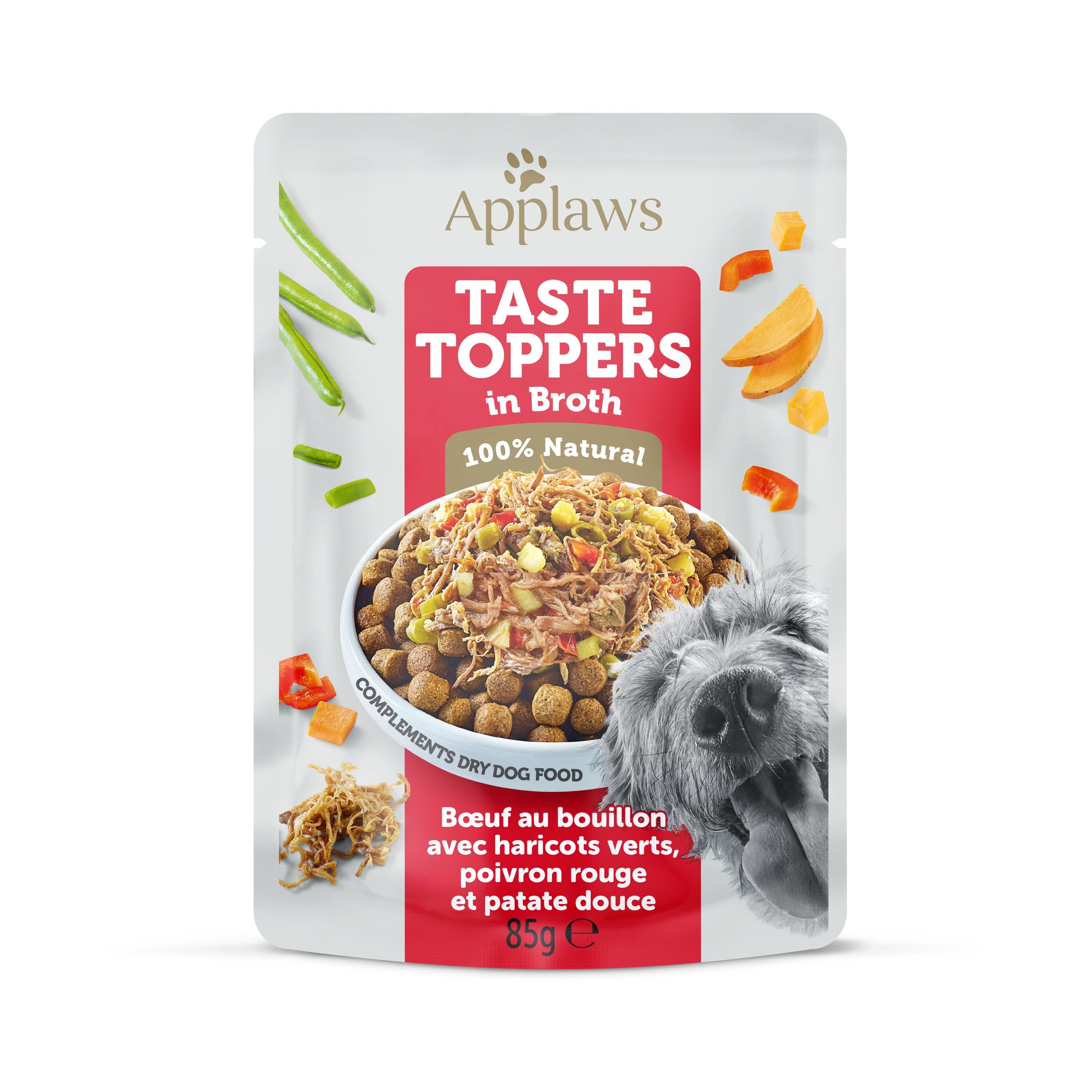 Applaws - Sachet Au B&oelig;uf et L&eacute;gumes En Bouillon Pour Chiens - 85g Image num&eacute;ro 1