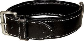 Bobby - Collier Classique Haute Finition Noir pour Chiens