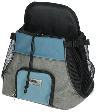 Kerbl - Sac Transport Avant Vacation gris/bleu - 31 x 24 x 38 cm