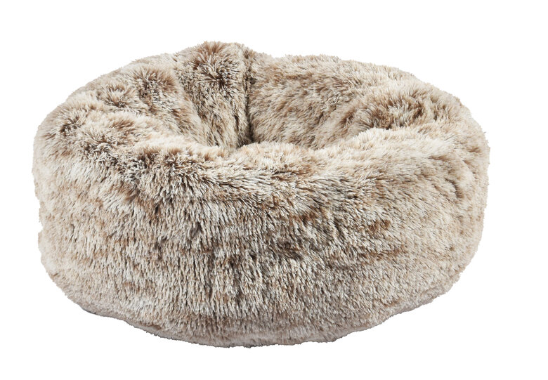 Bobby - Coussin Donut Poilu Taupe pour Chien - M Image numéro 2 Bobby - Coussin Donut Poilu Taupe pour Chien - M Image numéro 2