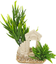 Labeo - Décor colonne avec Plante Artificielle - Aquarium Indicateur image numéro 4