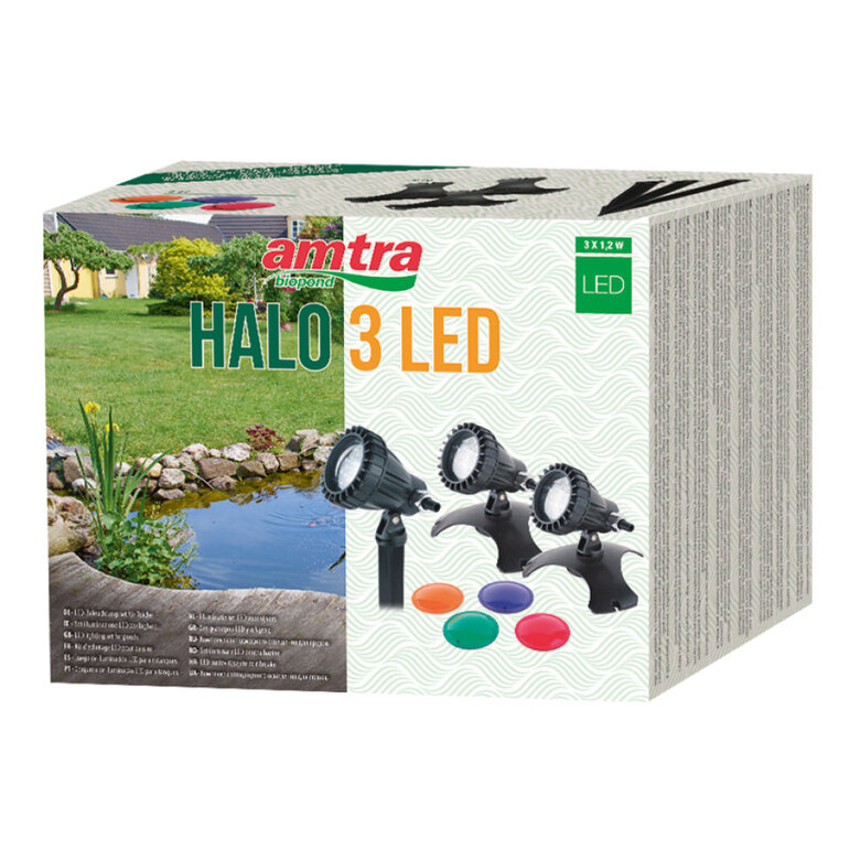 Amtra - Kit Eclairage Pond Halo 3 Led pour Bassin - 1,2w Image numéro 1 Amtra - Kit Eclairage Pond Halo 3 Led pour Bassin - 1,2w Image numéro 1