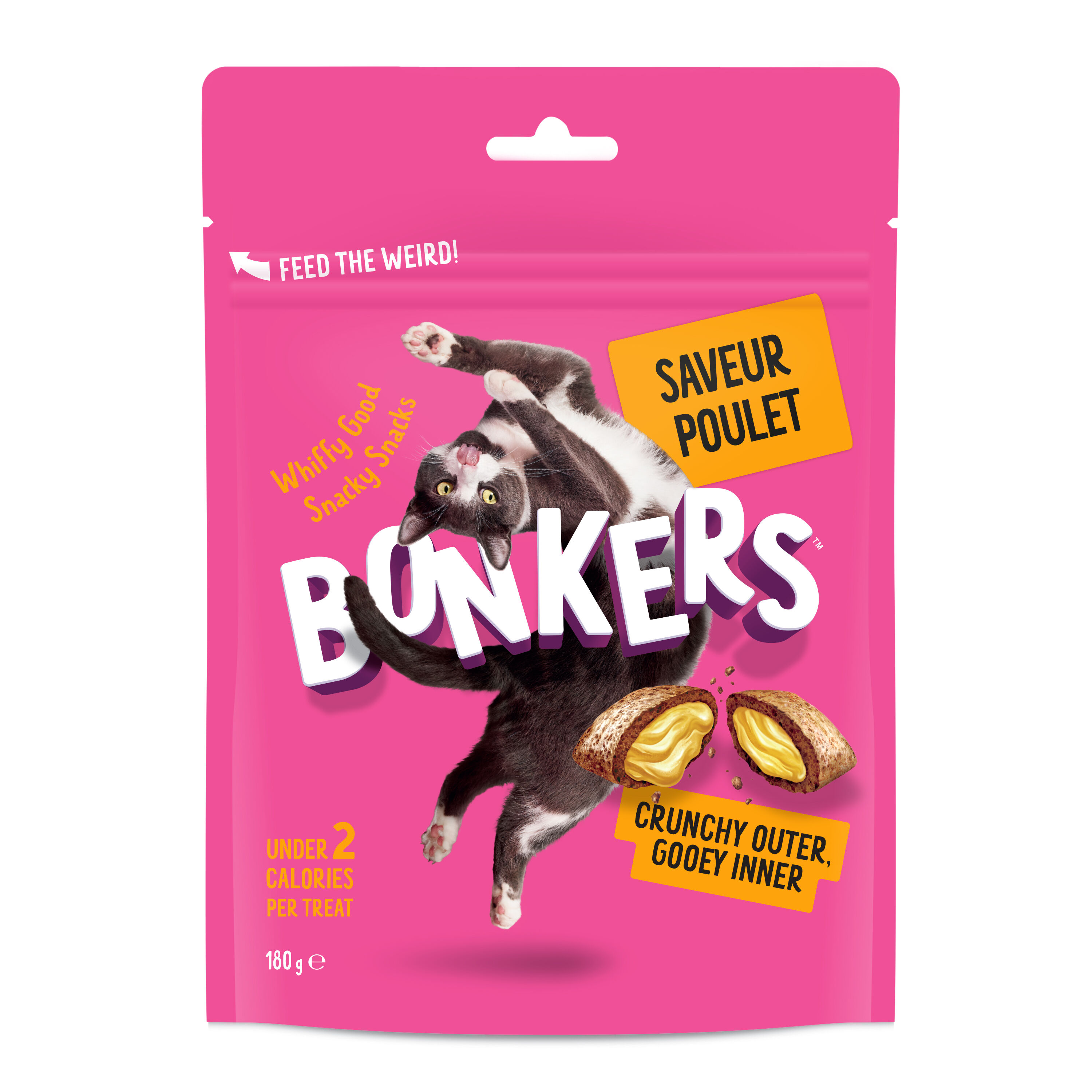 Bonkers - Friandises Saveur Poulet pour Chats - 180g Image num&eacute;ro 1