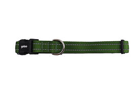 Gotoo - Collier en Nylon Premium Vert pour Chien