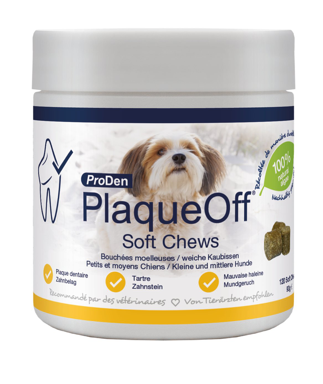 Proden - Plaque Off Soft Chews S pour Chiens - x120 Image numéro 1 Proden - Plaque Off Soft Chews S pour Chiens - x120 Image numéro 1