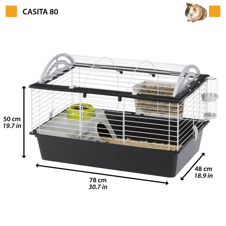 Ferplast - Cage Casita 80 pour Lapins Image numéro 4 Ferplast - Cage Casita 80 pour Lapins Image numéro 4