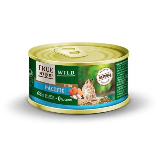 True Origins Wild - P&acirc;t&eacute;e au Saumon pour Chatons - 100G Image num&eacute;ro 1