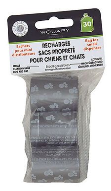 Wouapy - Recharge en Lot de 10 Sacs Propreté pour Mini Distributeur - x3