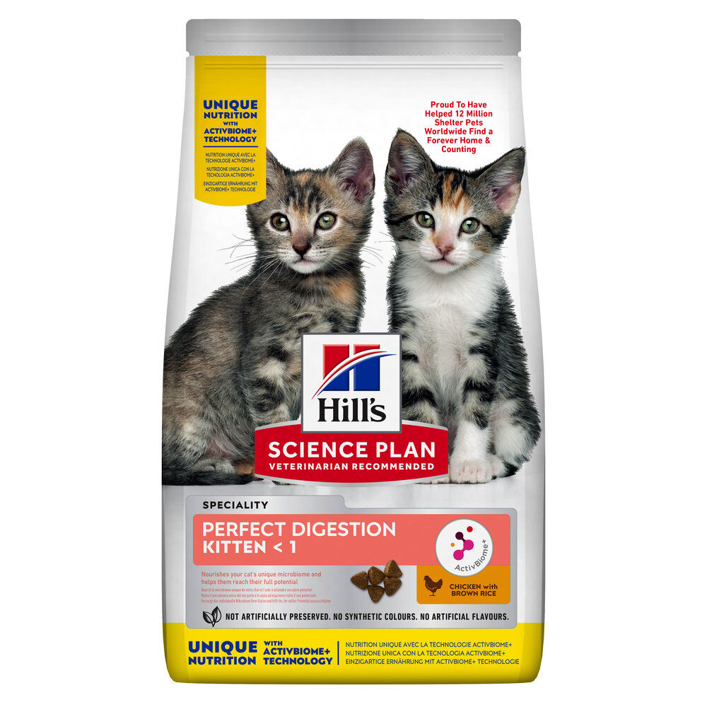 Hill's Science Plan - Kitten Perfect Digestion croquettes pour chaton - 1,5kg Image num&eacute;ro 1