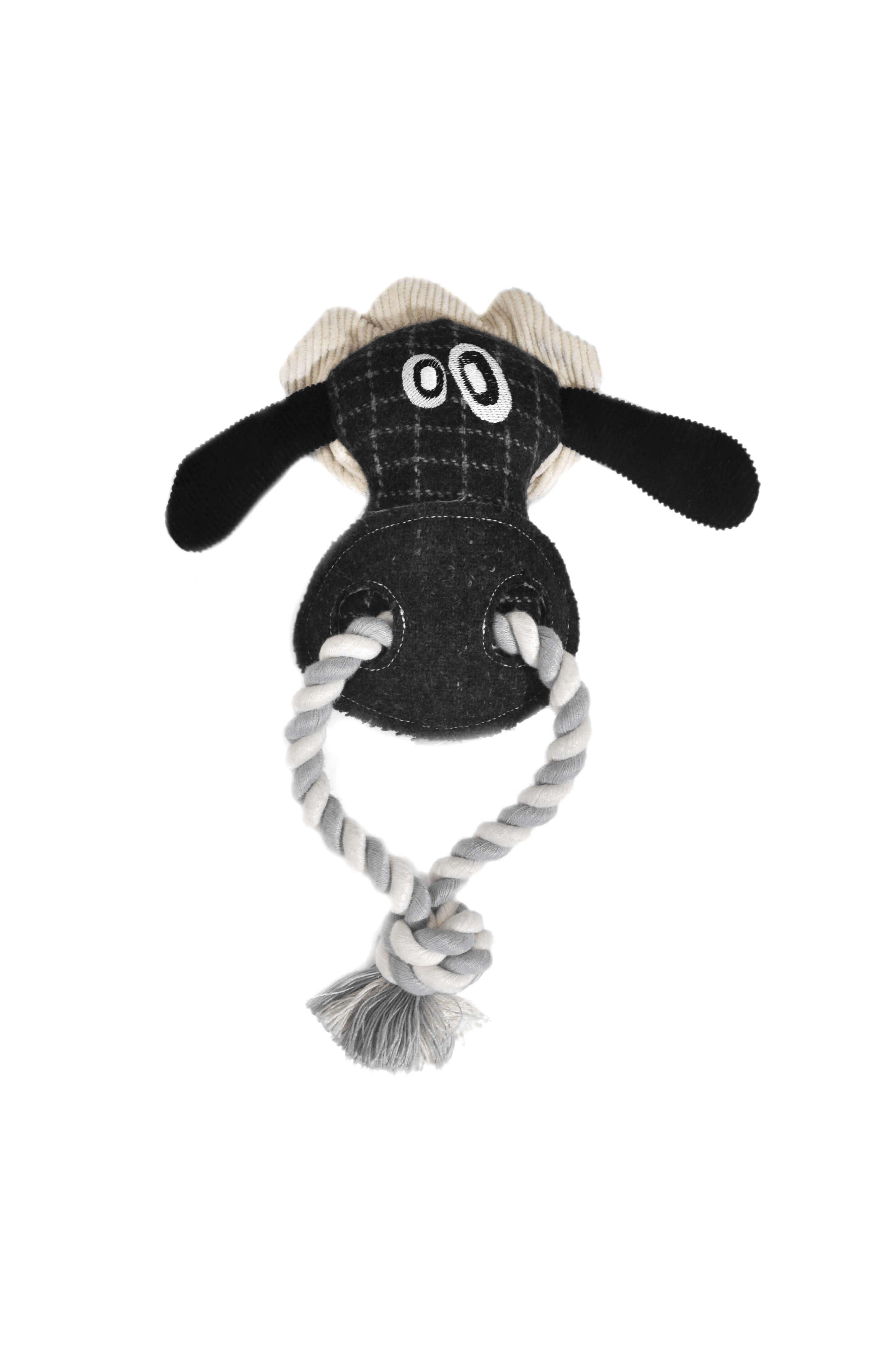 Animalis - Jouet Mouton Corde + Laine Recycl&eacute;e pour Chiens - 25cm Image num&eacute;ro 1