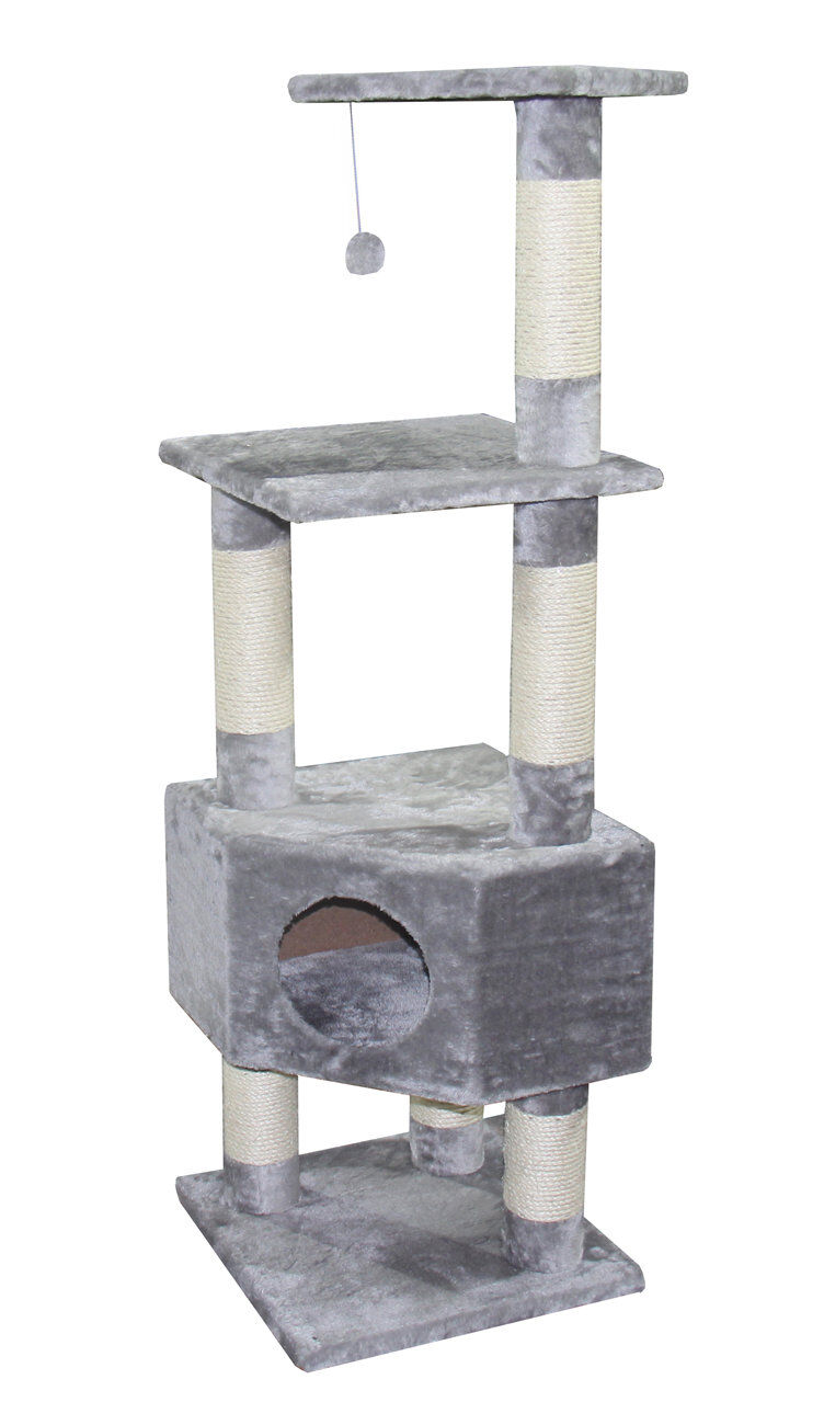 Europet Bernina - Arbre &agrave; Chat Loona pour Chat 135cm - Gris Image num&eacute;ro 1