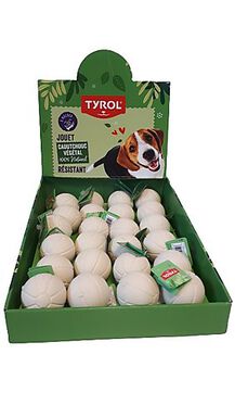 Tyrol - Jouet Chien Balle Mousse en Caoutchouc pour Chien - 5cm