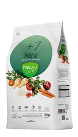 Natura Diet - Croquettes Mini Adulte +7 pour Chien - 3Kg