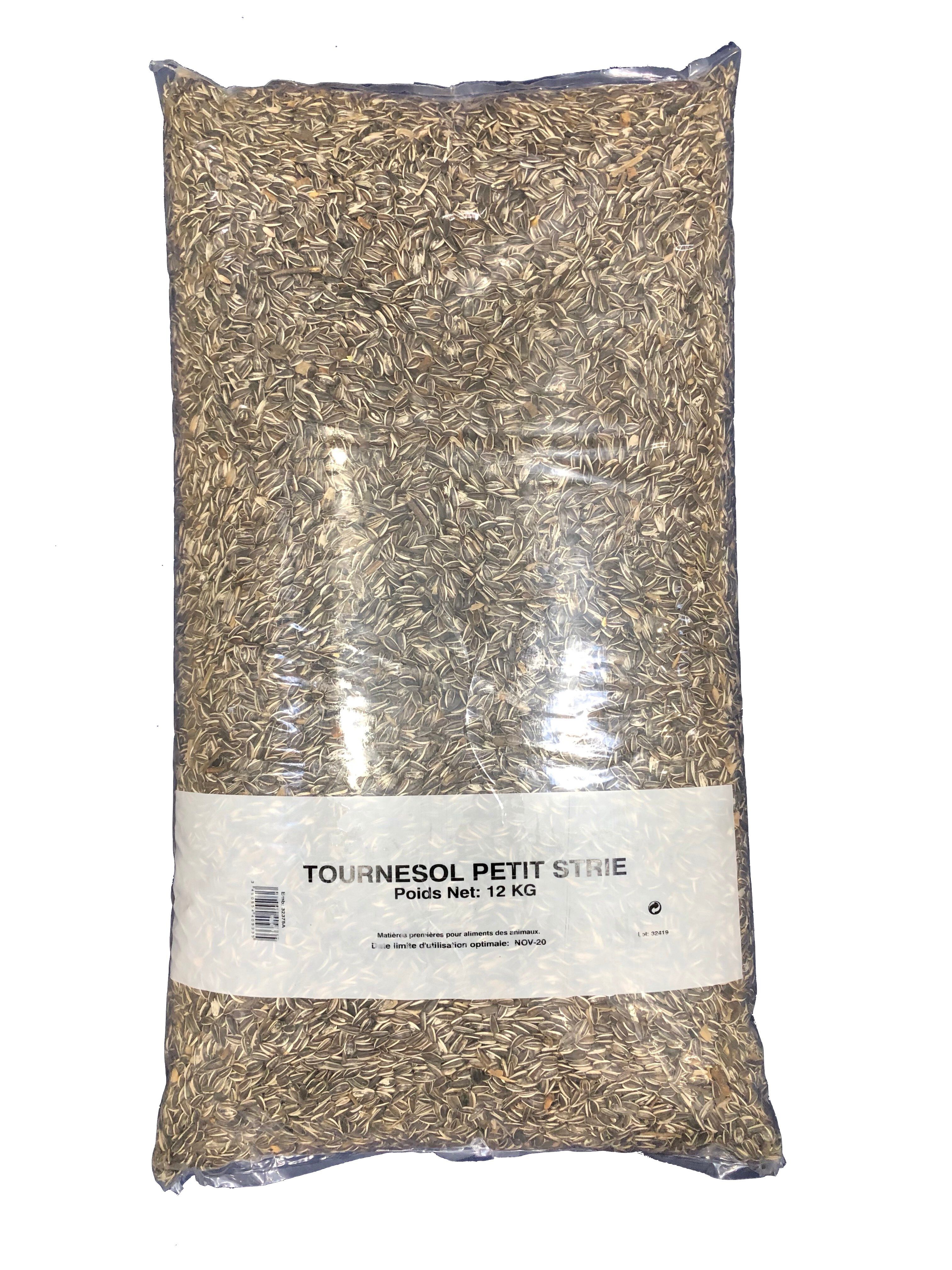 Gasco - Graines de Tournesol Petit Stri&eacute; pour Oiseaux des Jardins - 12Kg Image num&eacute;ro 1
