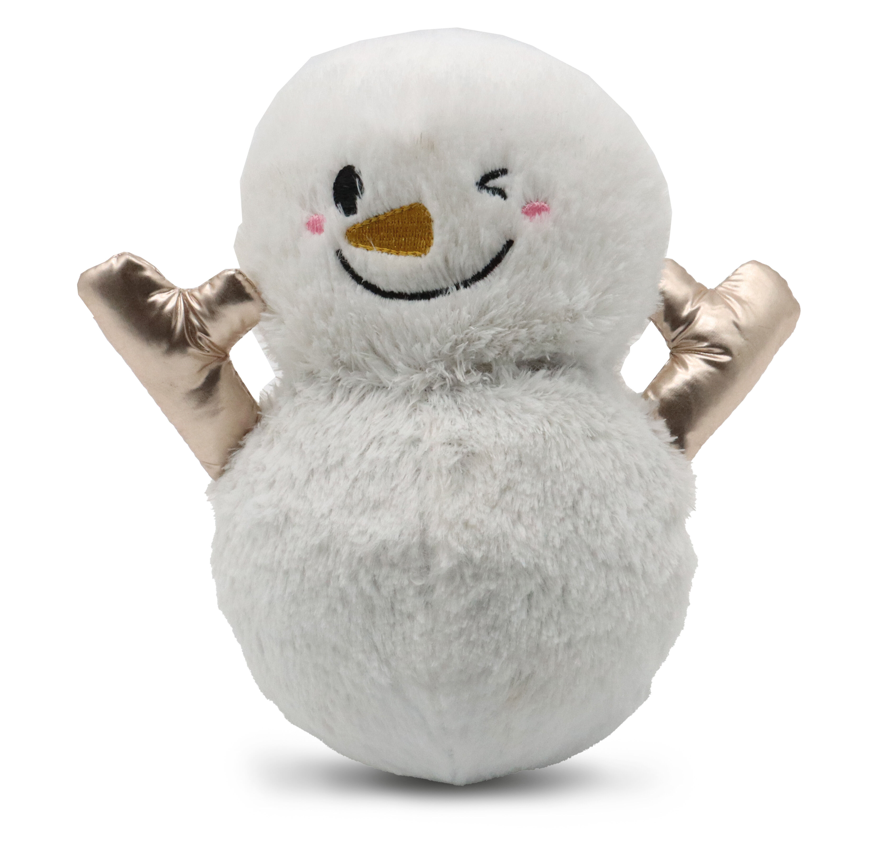 Croci - Jouet Peluche Xmas Bonhomme Blanc avec Balle - x1 Image num&eacute;ro 1