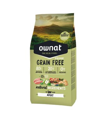 Ownat - Croquettes JUST Grain Free au Poulet pour Chats