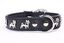 Yogipet - Collier Super Bouledogue Français Cuir T50 31/44cm pour Chien - Noir Indicateur image numéro 1