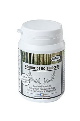 Bubimex - Poudre de Bois de Cerf pour Chien - 60g