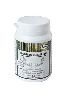 Bubimex - Poudre de Bois de Cerf pour Chien - 60g