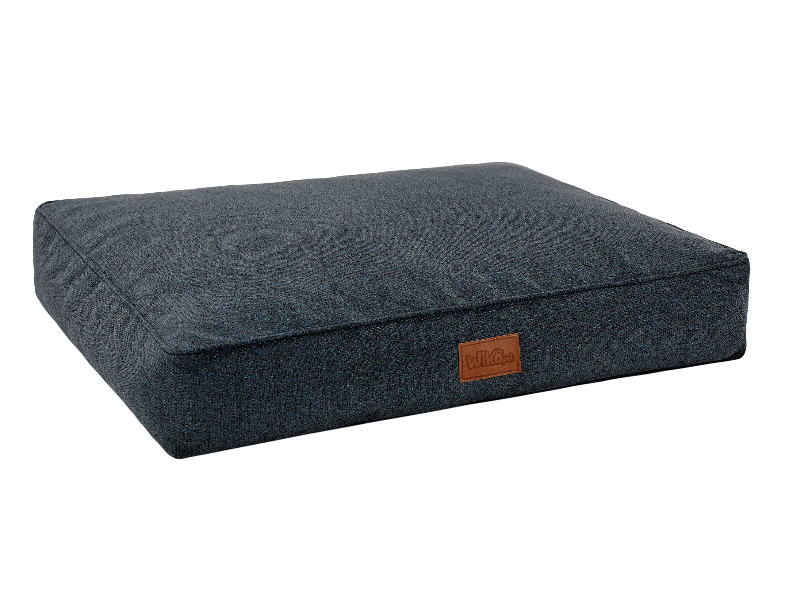 Wikopet - Matelas A M&eacute;moire De Forme S Bleu pour Chiens - 80x60x11cm Image num&eacute;ro 1