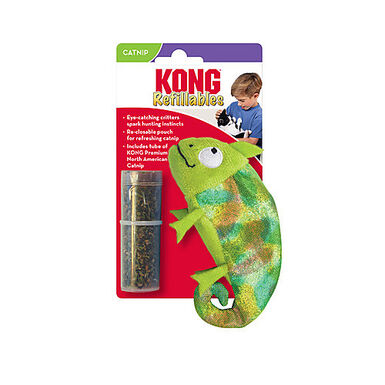 KONG - Jouet Refillables Caméléon pour Chats - 11cm