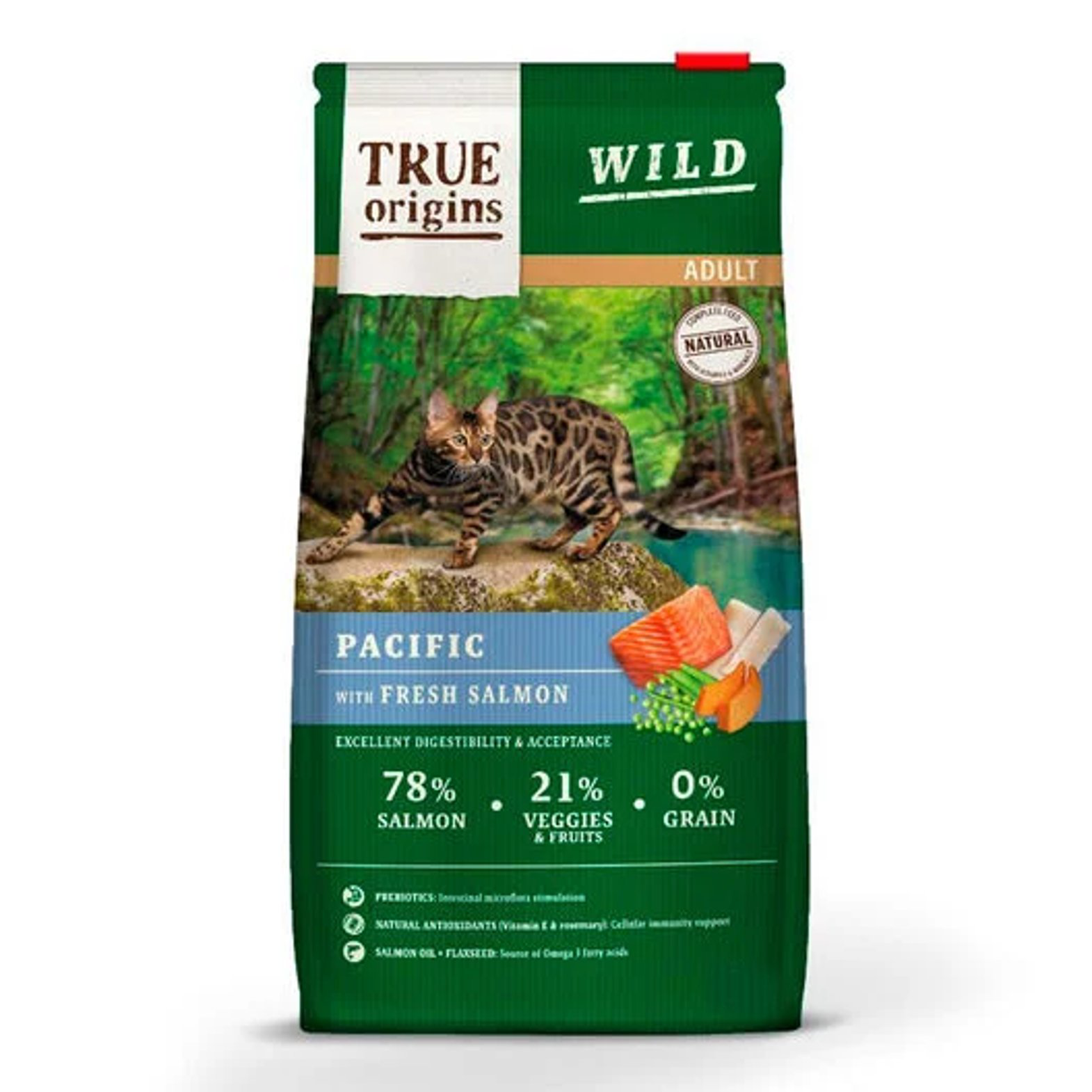True Origins Wild - Croquettes Saumon pour Chats Adultes - 2Kg Image num&eacute;ro 1