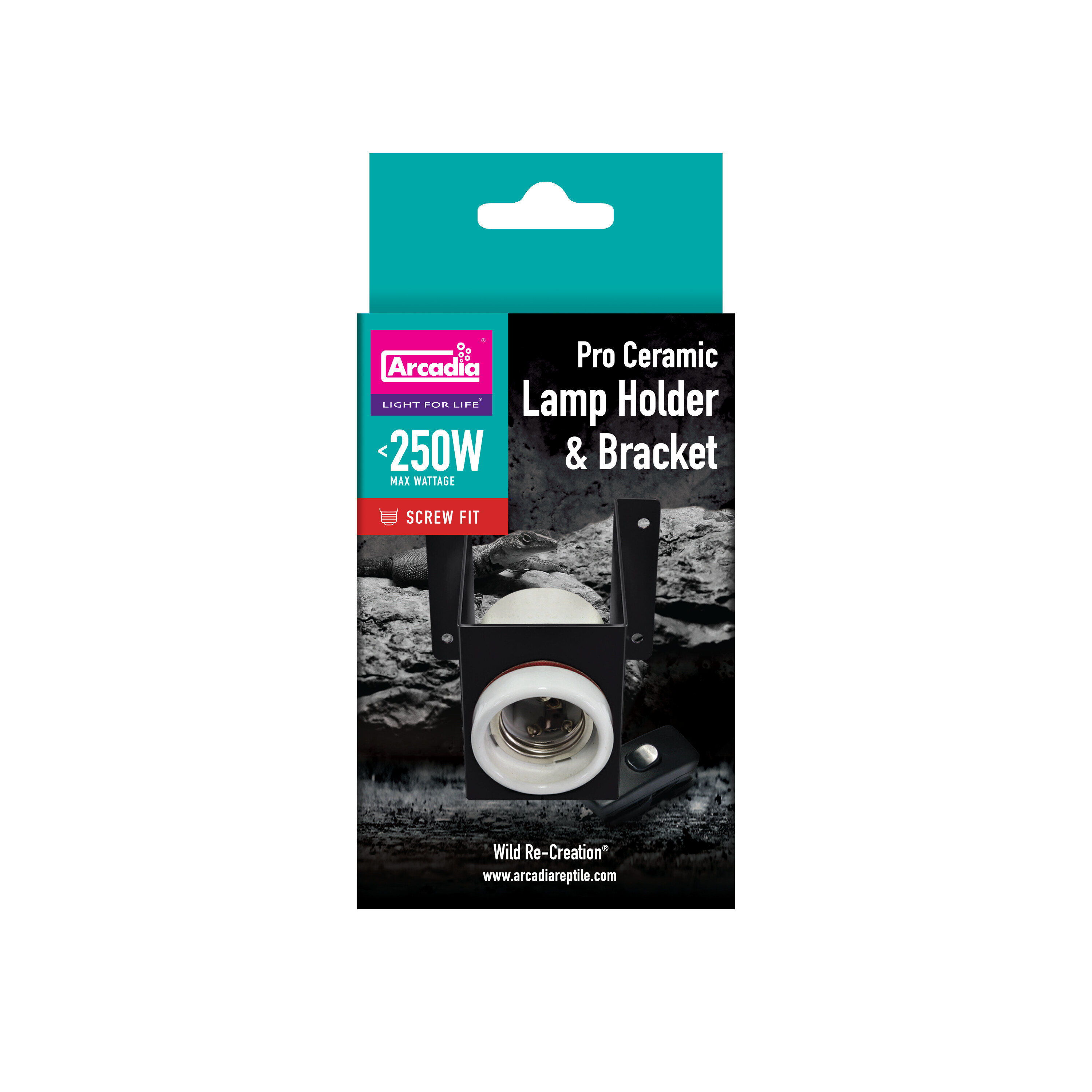 Arcadia - Lampe Pro Ceramic Holder & Bracket - R&eacute;ptiles Image num&eacute;ro 4