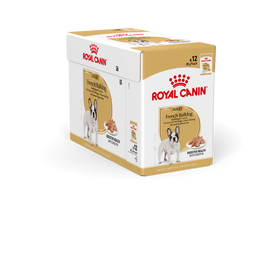 Royal Canin - P&acirc;t&eacute;e en Mousse French Bulldog pour Chiens - 12x85g