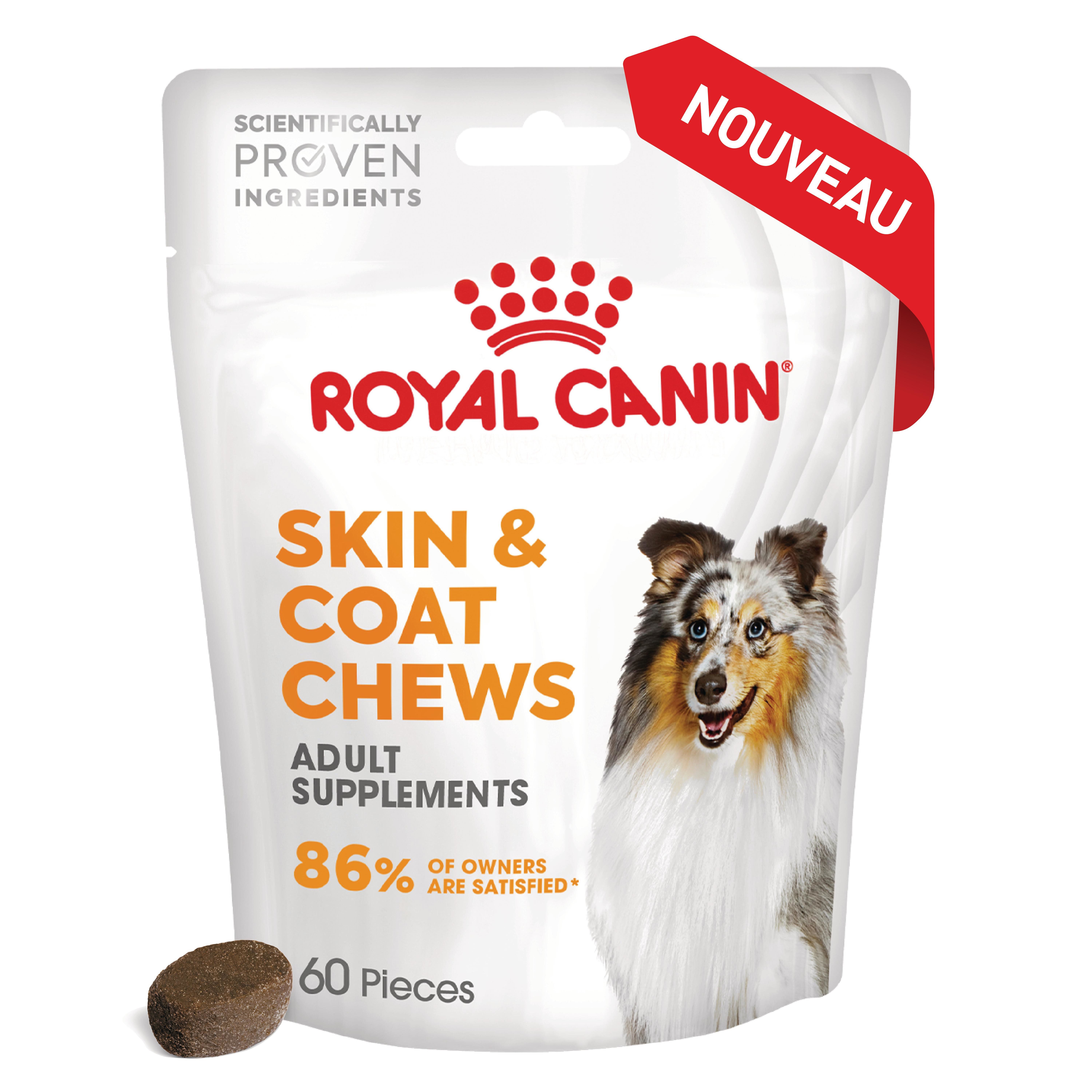 Royal Canin - Aliment Compl&eacute;mentaire Adult Skin & Coat Chews pour Chiens - 240g Image num&eacute;ro 1