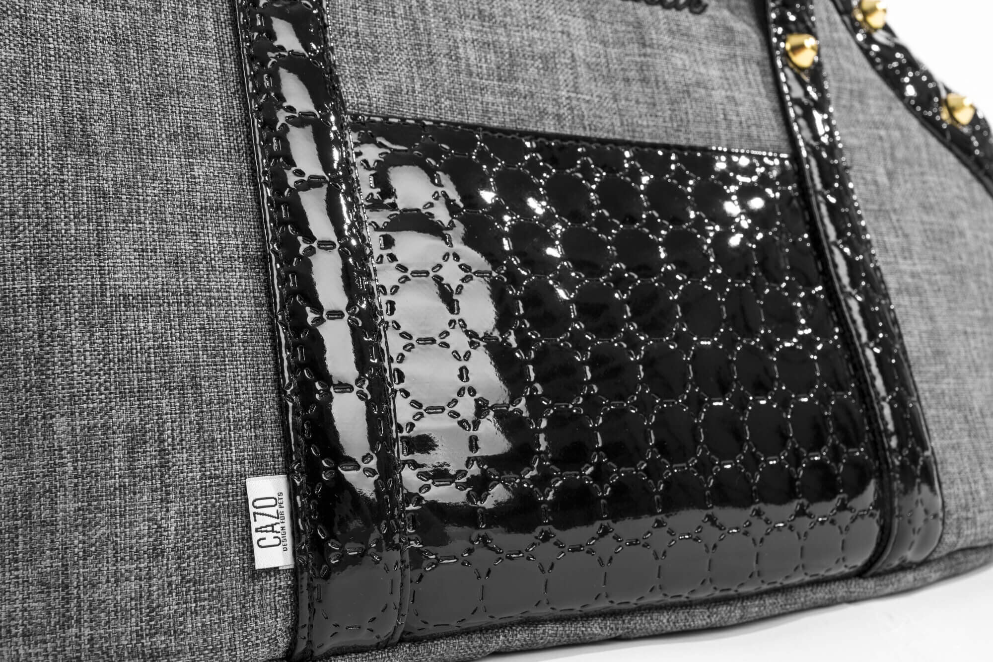 Cazo - Sac de Transport Noir pour Chien et Chat - 30x40x24cm Image num&eacute;ro 3