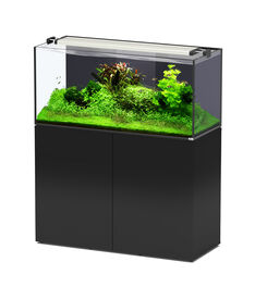 Aquatlantis - Aquarium + Meuble AQUAVIEW 120 Noir - 278L