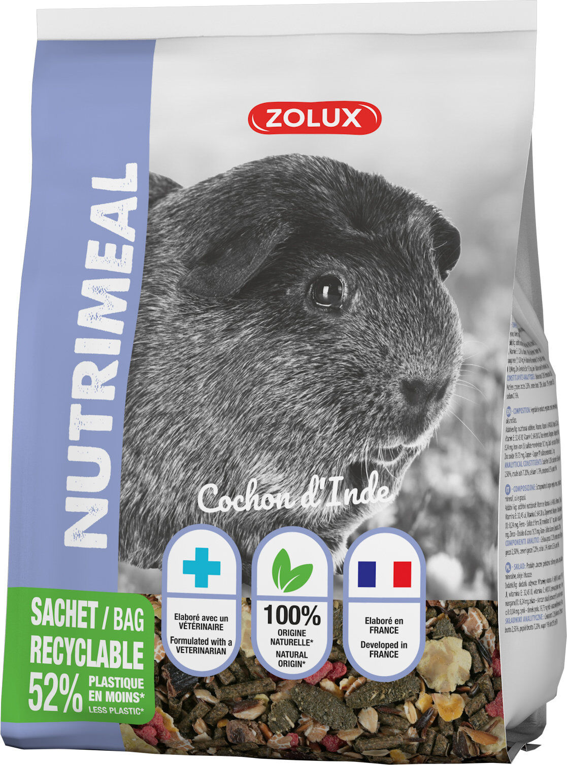 Zolux - Aliment Compos&eacute; Nutrimeal pour Cochon d'Inde - 800g Image num&eacute;ro 1