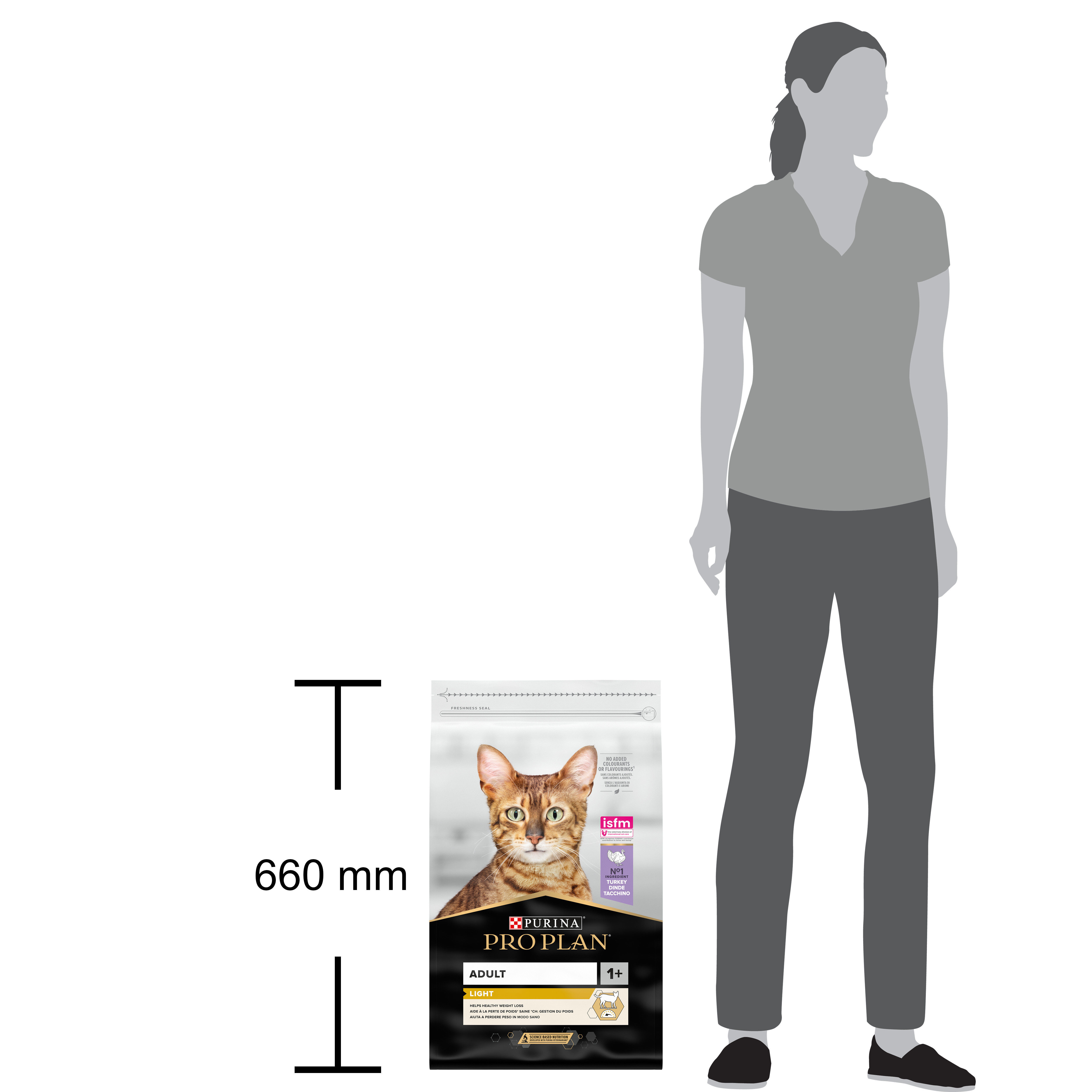 Pro Plan - Croquettes Light &agrave; la Dinde pour Chat Adulte - 10Kg Image num&eacute;ro 4