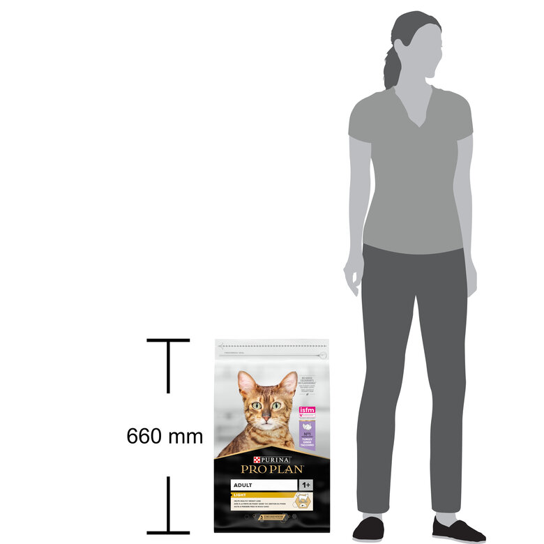 Pro Plan - Croquettes Light à la Dinde pour Chat Adulte - 10Kg Image numéro 4 Pro Plan - Croquettes Light à la Dinde pour Chat Adulte - 10Kg Image numéro 4