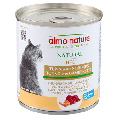 Almo Nature - Pâtée Hfc Natural Thon Crevettes - 280g