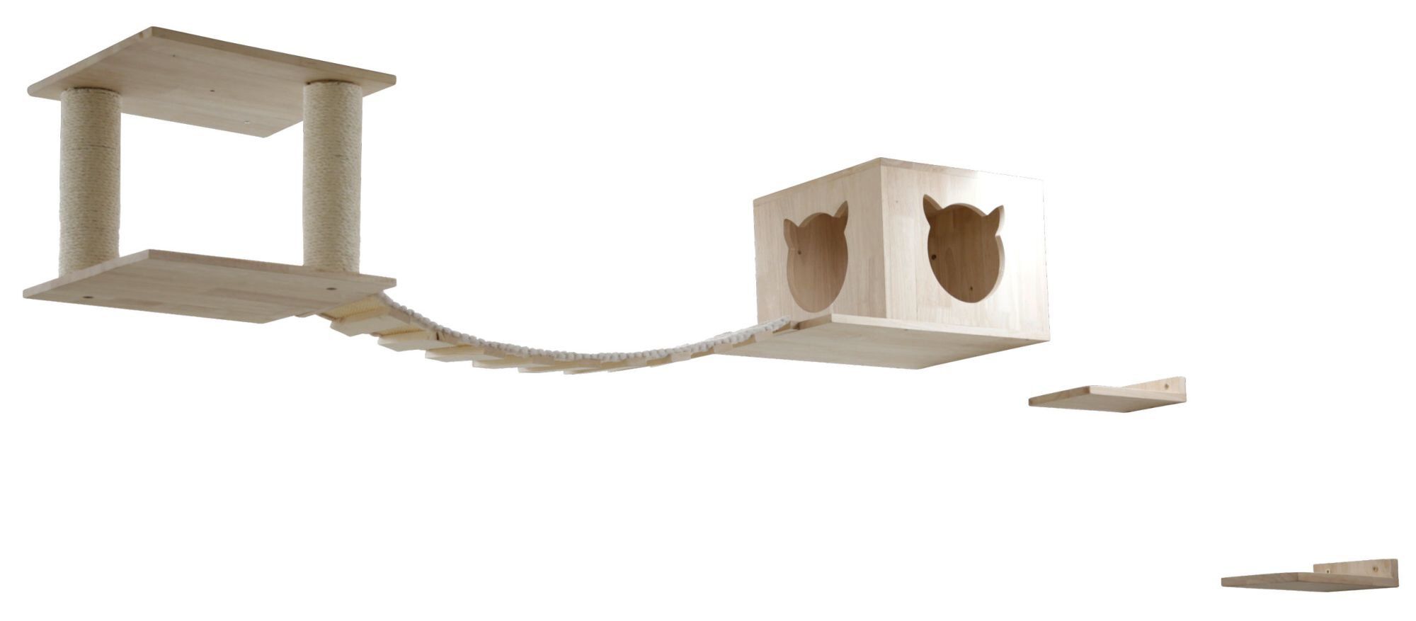 Kerbl - Espace de jeu pour chat Top nature/blanc max. 5 kg Image num&eacute;ro 1