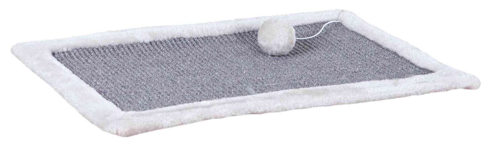 Trixie - Tapis griffoir en sisal/en peluche gris/gris clair - 55 x 35 cm Image num&eacute;ro 1