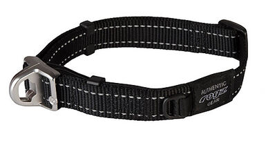 Rogz - Collier de Sécurité Safety Collar Noir pour Chien - M