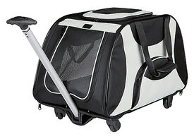 Trixie - Sac de Transport Trolley pour Chien - Noir