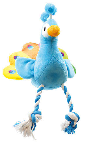Croci - Jouet Paon avec Cordes pour Chiens - 30,5cm Image num&eacute;ro 1