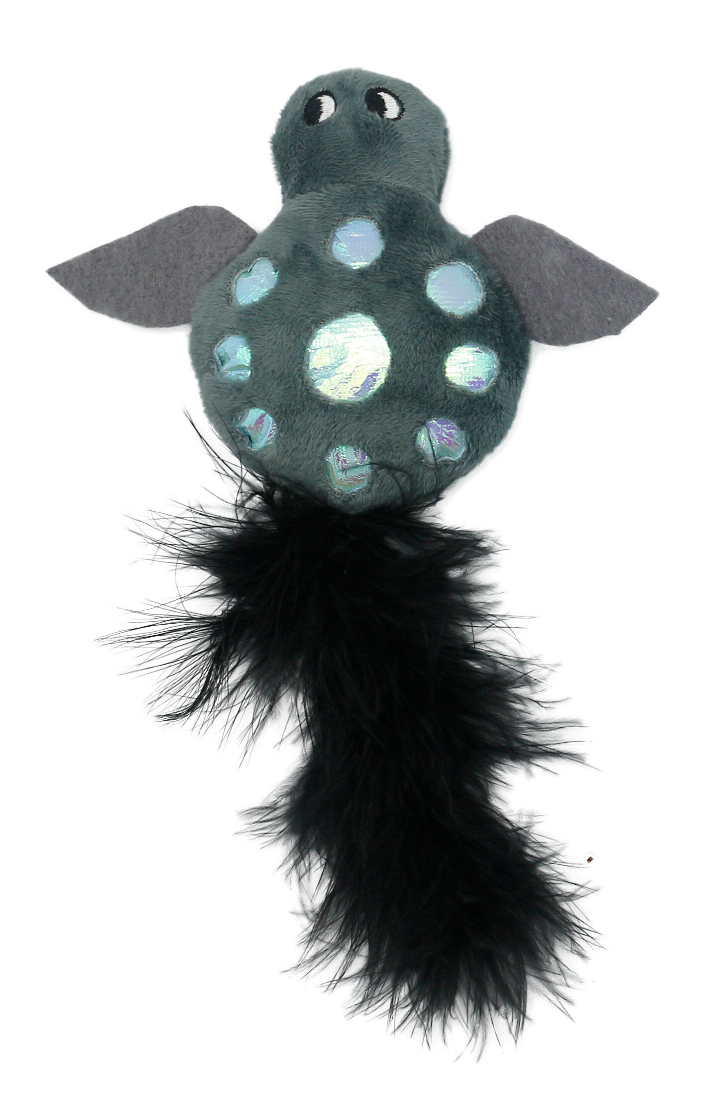 Animalis - Jouet Tortue Iris Gris pour Chat - 22cm Image num&eacute;ro 1